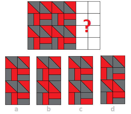 Shape pattern question example that you may encounter in Aptitude or Assessment exams